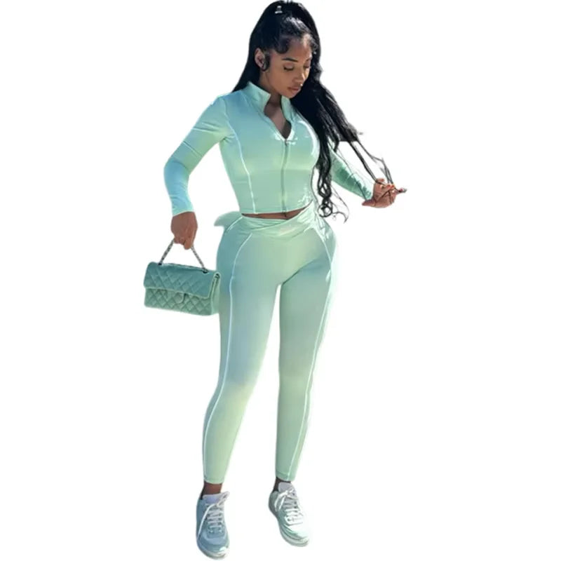 Sisterlinda Autumn Release Junior Ankle-Length High Street Pants Suit K24S58276 Girl Solid Slim Tight Fitting Fashion Pants Suit