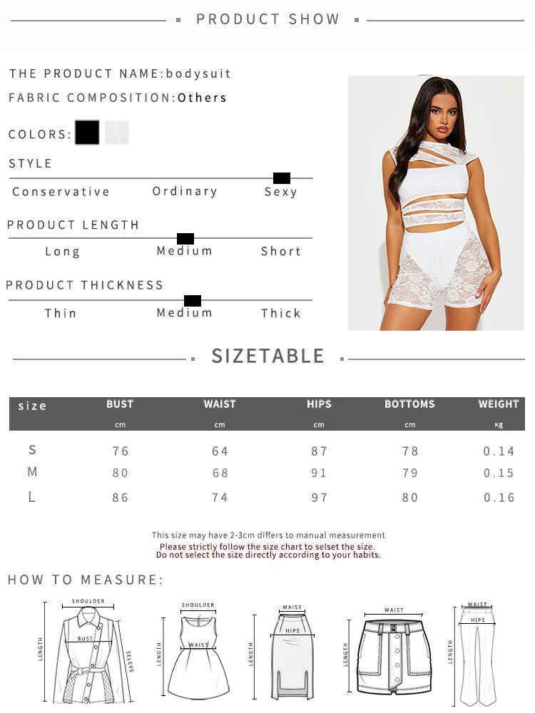 Weird Puss Sexy Hollow Playsuits Women Mesh Jacquard Patchwork Irregular Stretch Sleeveless Skinny Midnight Club Party Rompers