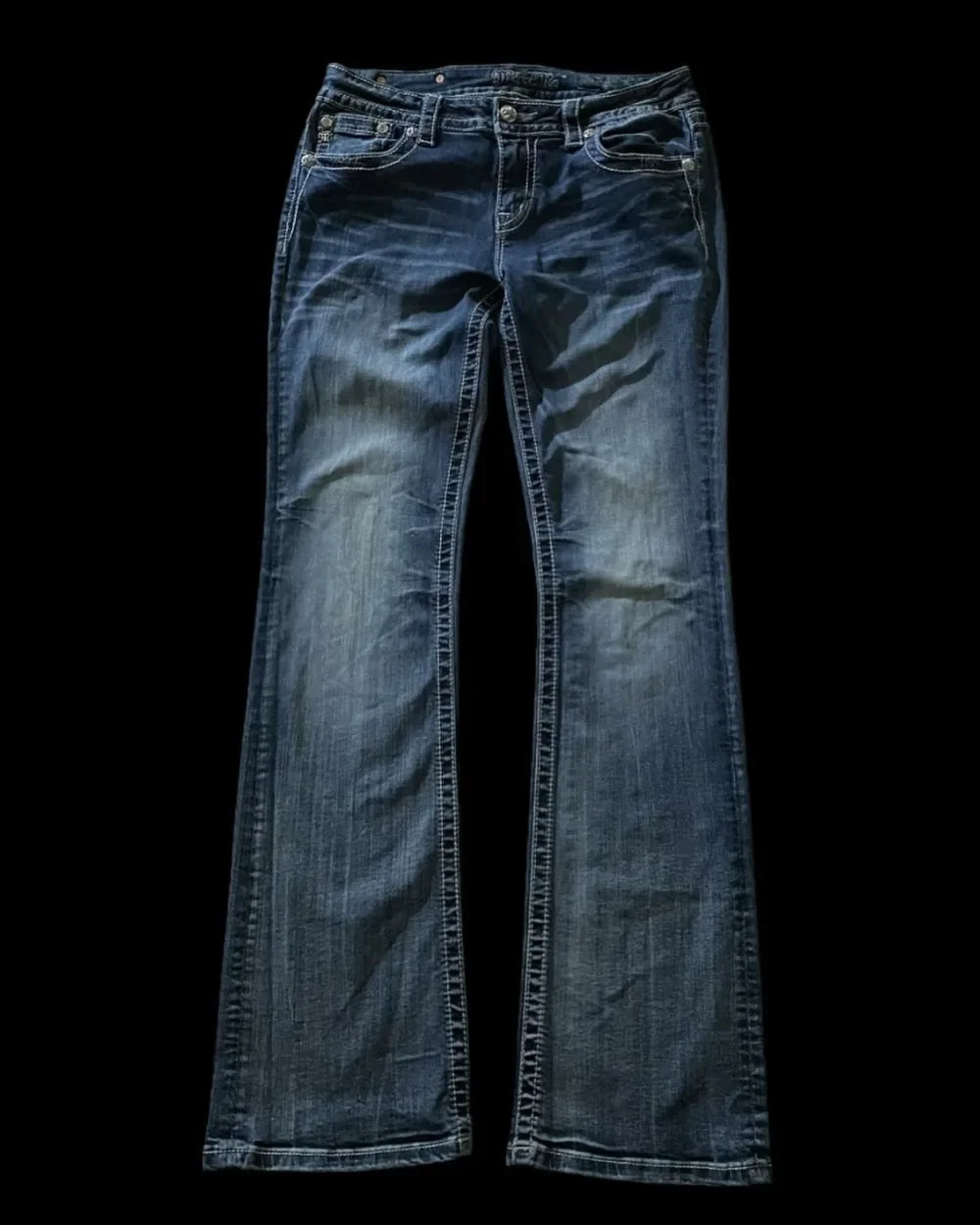 Hip Hop Low Waist Slim Jeans Wings Y2K American Fashion Retro Graphic Embroidered Blue Jeans Street Harajuku Goth Wide Legs