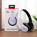 Bluetooth 50 Wireless Headphones Foldable HIFI Stereo Bass with Mic USB Adapter for iPhone Gaming