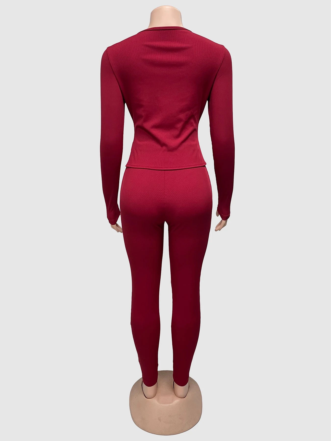 Weird Puss Hottie Tracksuits 2-Piece Set Women Shirring Square Collar Crop Top+Pants Matching Simple Sporty Stretch Slim Outfits