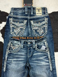 Hip Hop Harajuku Wide Pants Y2K New Gothic Revival Mens Jeans Foliage Bootcut Women Blue Denim Embroidery Pocket Streetwear