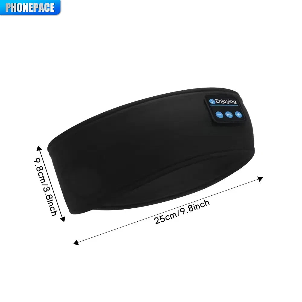 Bluetooth Earphones Sports Sleeping Headband Elastic Wireless Headphones Music Eye Mask Wireless Bluetooth Headset Headband